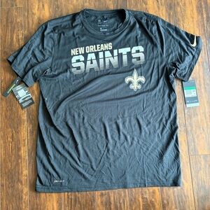 New with tags NFL New Orleans Saints Black Nike T-Shirt XL